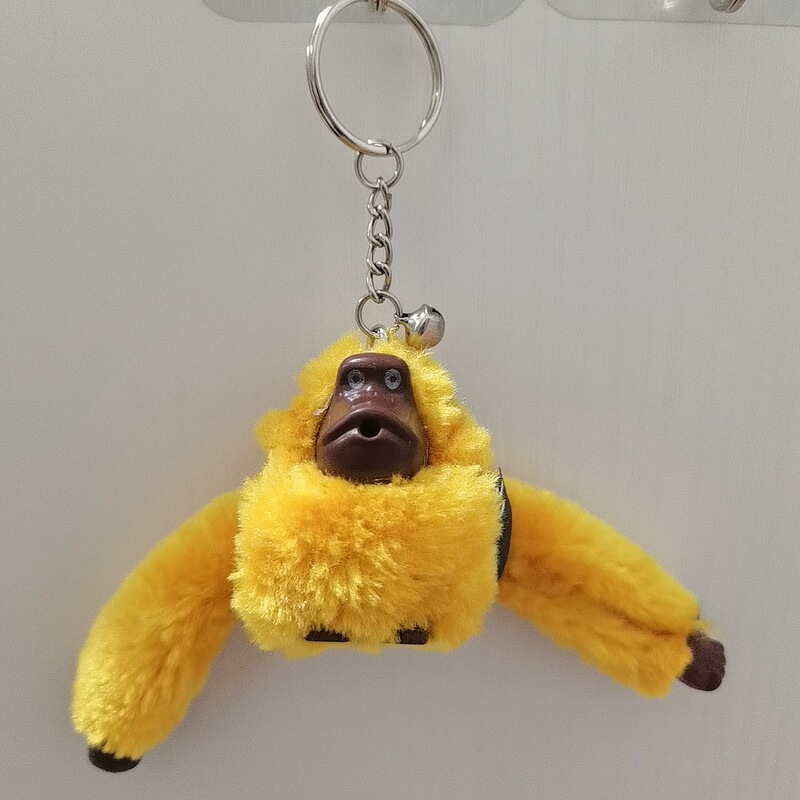 Plush toy long arm monkey bag pendant messenger bag backpack key chain pendant doll key chain ornaments wholesale