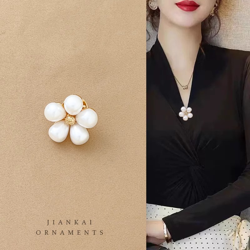 Botón de cuello secreto anti-perla artefacto de perla broche de ropa botón de pecho fijo botón de alfiler sin costura botón accesorio