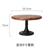 Factory direct selling wooden tall egg cake plate European -style wedding party shooting props solid wood pallet dessert cake shelf