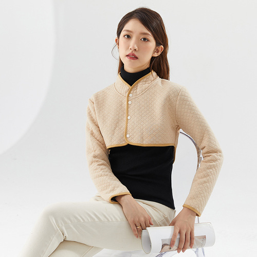 Cotton shoulder pads for cervical vertebra spring and summer confinement sleeping warm vest shawl women's long-sleeved shoulder pads to protect against cold 72635