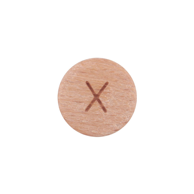 15mm redondo 26 letras inglesas haya joyería tesoro nombre palabra DIY chupete cadena mordedor pulsera DIY Accesorios