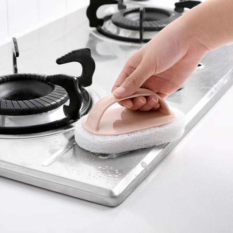 Kitchen Bathroom Cleaning Tile Cleaning Brush Glass Sink Decontamination Kitchen Cooker Stove Wall Cleaning Brush