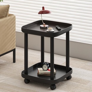 Movable Cart Sofa Side Table Creative Side Cabinet Storage Rack Small Coffee Table Table Living Room Dining Room Snack Table
