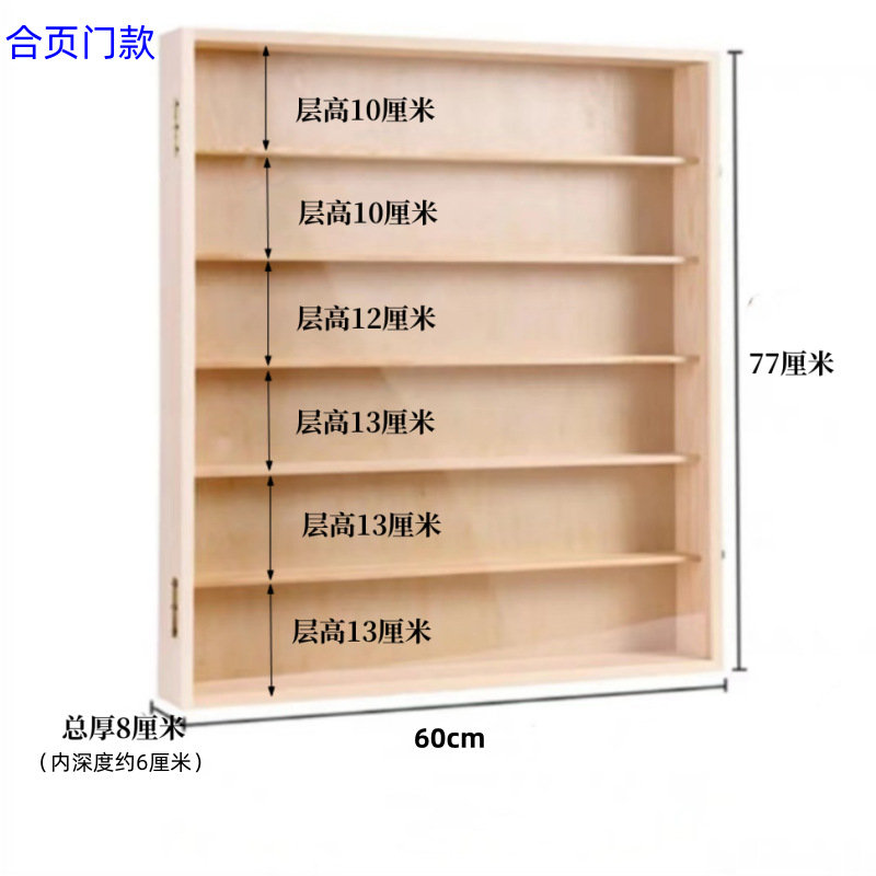 アクリルフィギュア展示棚バブルマットブラインド箱収納棚モリー人形収納展示棚壁掛け可