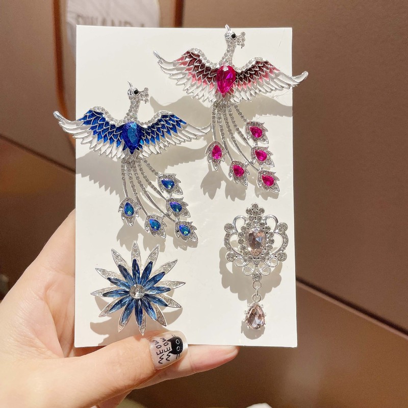 新品合金闪钻水晶蝴蝶高级感适配洞洞鞋扣cross鞋花DIY配件装饰品|undefined
