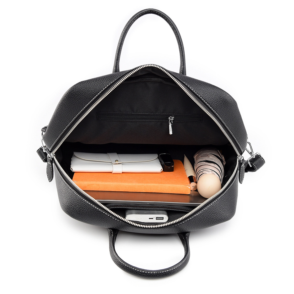 Stilvoll und schlicht, hochwertig, großes Fassungsvermögen, vielseitig einsetzbar für den täglichen Weg zur Arbeit, Rucksack._voghion.com