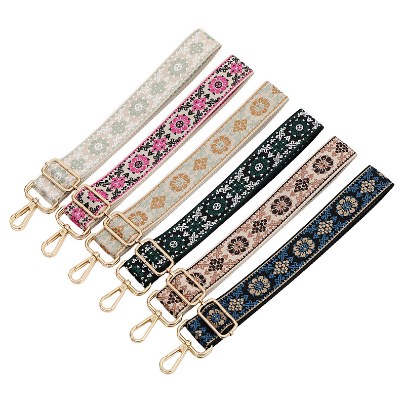 Polyester Printing Color Block Bag Strap display picture 6
