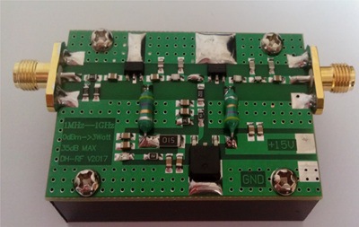 1MHz-1000MHZ 3W射频放大器HF FM VHF UHF调频发射 宽带射频功放