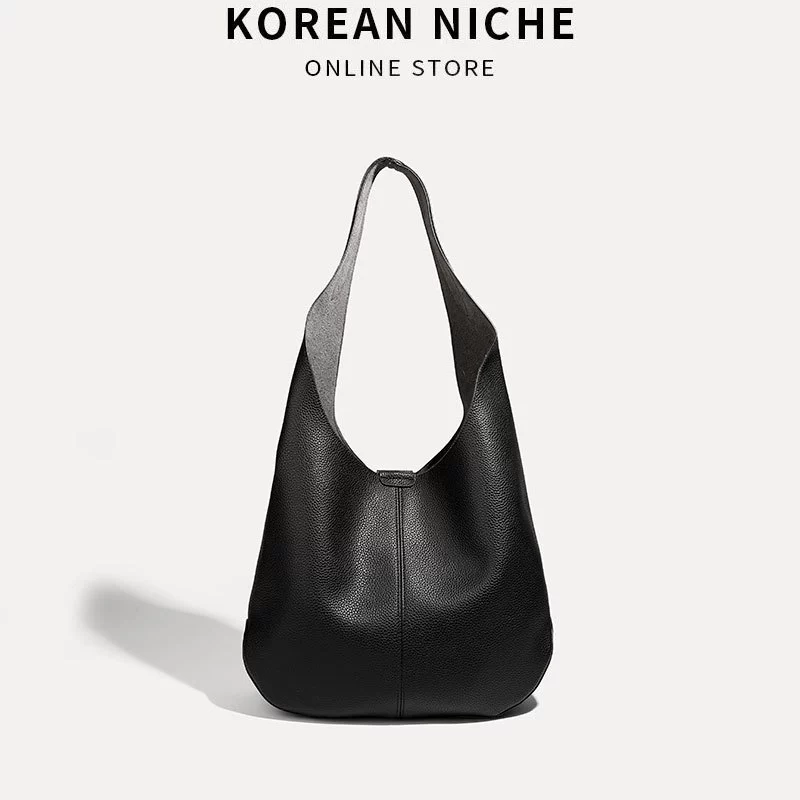 Новая модная женская сумка 2025 года, в корейском стиле, стильная ретро-сумка через плечо большой вместимости, трендовая сумка-ведро для ношения под мышкой