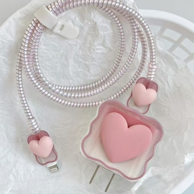 Para Apple 14 línea de datos cubierta protectora iPhone13 cargador cabezal 12promax bobinado estuche para iPad