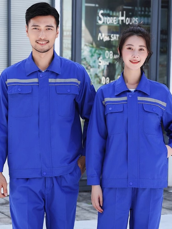 Primavera y otoño ropa de trabajo antiestática de manga larga engrosada ropa de trabajo resistente al desgaste ropa de fábrica de servicio de servicio personalizada