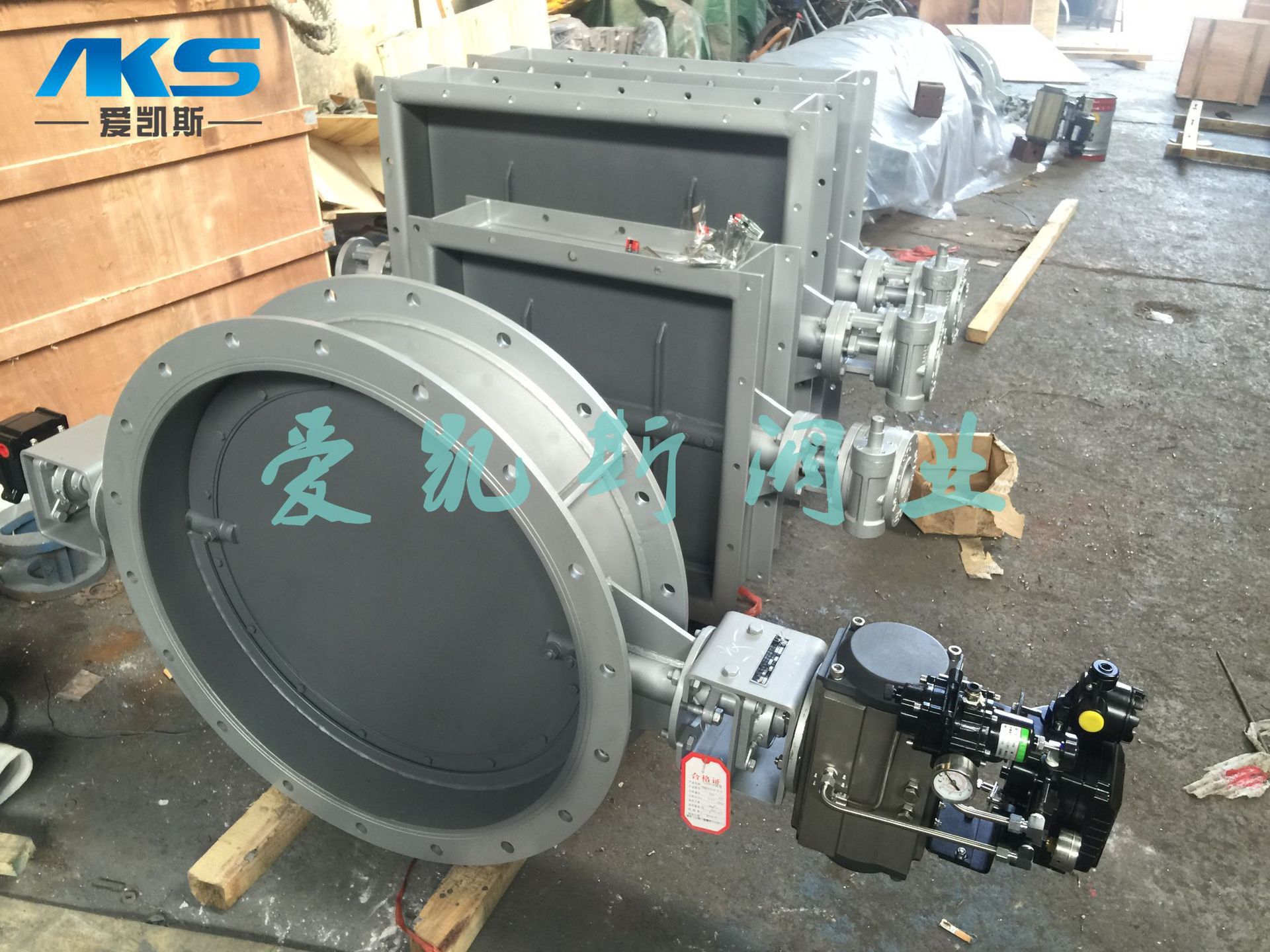 0.5%低泄露后座式通风碟阀D341W-1CD大口径碟阀专用烟气管道阀门