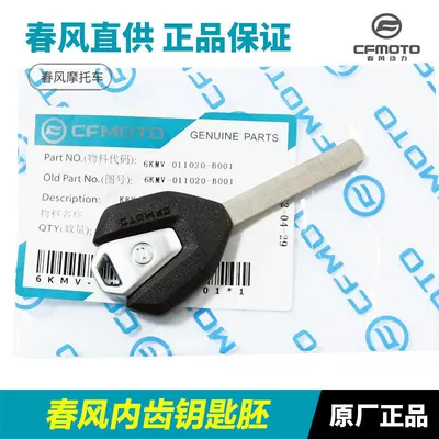 Blank Key Embryo, Motorcycle Key