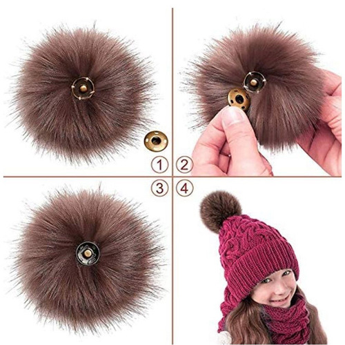 Factory color imitation fox fur ball diy clothing hat accessories plush ball accessories fur ball wholesale