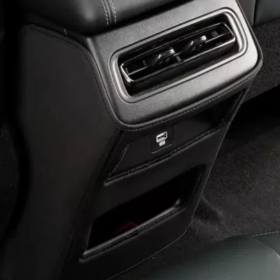 Car armrest box anti-kick pad suitable for Haval Dargo rear air vent interior accessories wholesale (Chair back anti-kick pad) - armrest-box-anti-kick-mat-premium-black-1-piece-set-26-models-for-haval-dargo-plus