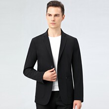 专柜男士単西2023秋冬时尚百搭青中年男式外套休闲西装领男装西服