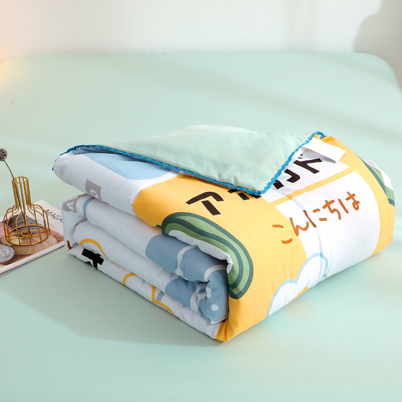 水洗棉空调被被芯夏凉被 会销活动礼品被子 春秋被夏季夏被四件套