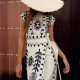 Amazon ebay Cross-border European and American Independent Station Fashion Printed Holiday Style Two-piece Dress New in Spring and Summer 2024
