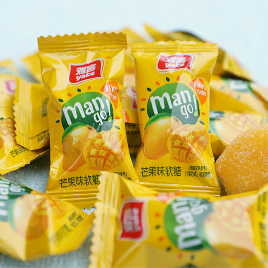 散装婚庆喜糖 雅客芒果软糖 玉米软糖 500g 包邮