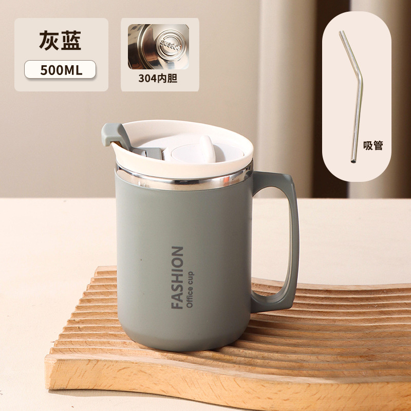 304 ステンレス鋼マグオフィスサラリーマンコーヒーカップ高価値ポータブルギフトウォーターカップロゴ卸売|undefined