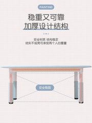 Children's table and chairs for doodling and painting, kindergarten tables and chairs, baby toys and games, adjustable height table, children's learning table