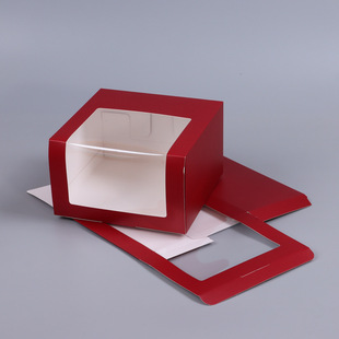 Transparent window packaging gift box hat heaven and earth cover universal printable logo factory direct sales folding creative customization