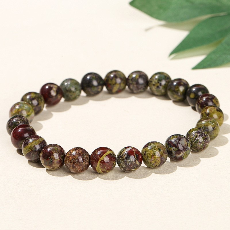 Natural dragon blood stone bracelet