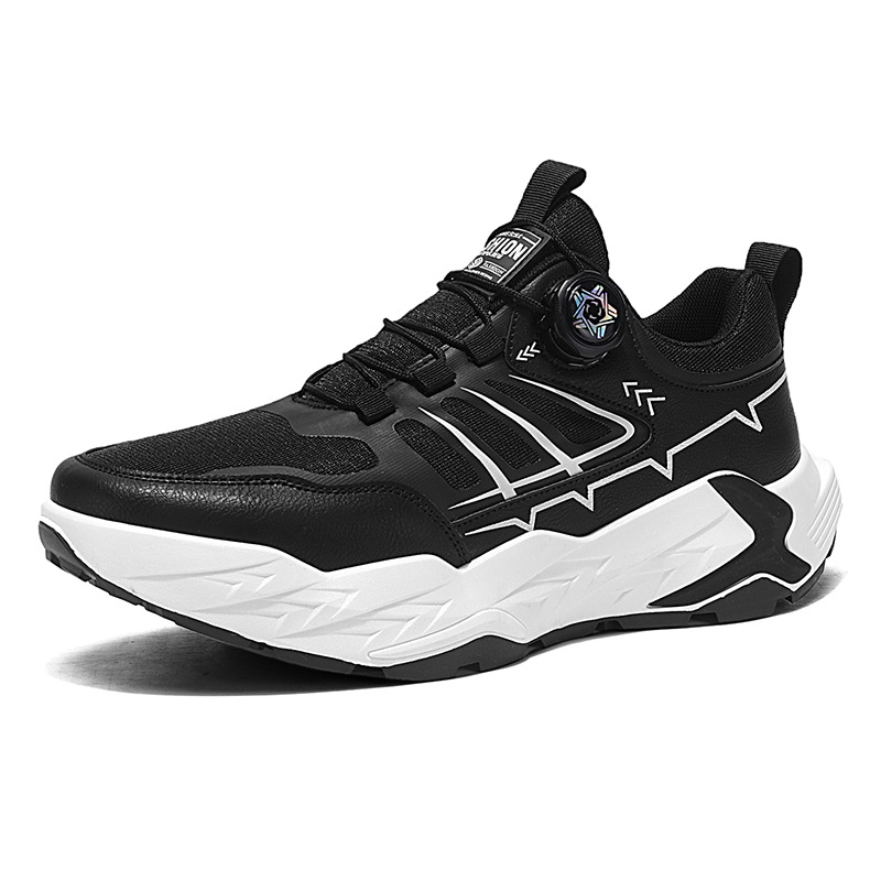 Zapatos de hombre 2025 nueva primavera moda casual zapatos de suela gruesa para niños adolescentes de escuela secundaria y secundaria zapatos deportivos de moda para hombres