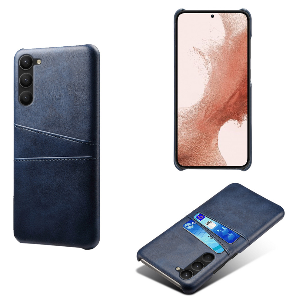 For Samsung s23 5G mobile phone case protective case Samsung s23 5G calf pattern double card protective case