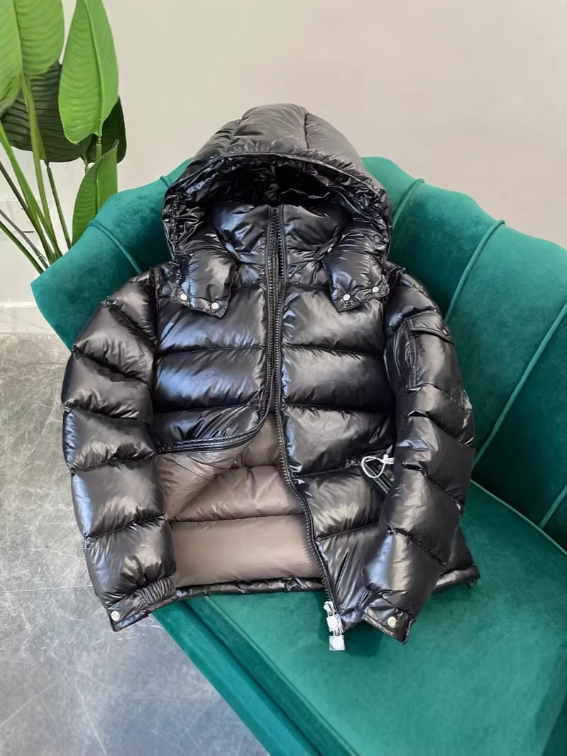 [versión alta] chaqueta de plumón de invierno corta impermeable de estilo maya de moda ocio