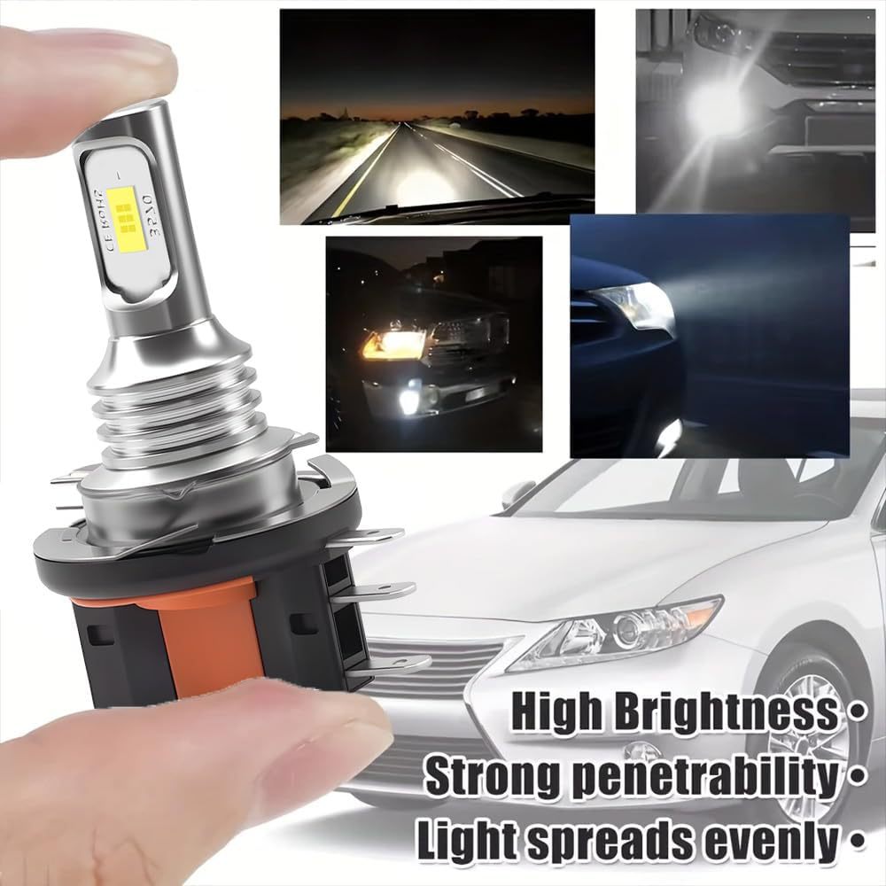 80W de alto brillo led 3570 lámpara de automóvil H15 lámpara de niebla H15 lámpara de niebla delantera de automóvil luz transfronteriza image 3