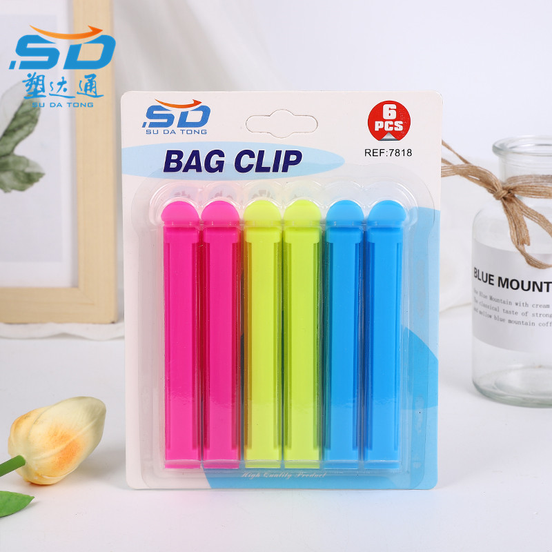 Comida fresca-mantenimiento bolsa de sellado clip bolsa de alimentos a prueba de humedad clip de sellado de leche grande en polvo té snack clip de sellado sin fecha