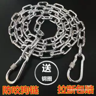 狗链子牵引绳大型犬德牧马犬金毛中小型犬铁链条防咬拴狗铁链其他