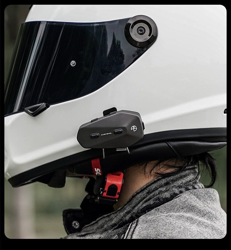 Suitable for Alien Snail motorcycle helmet Bluetooth headset intercom for riding and delivery, noise reduction, long battery life