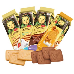 Ailian Qiao русский молочный шоколад Biscuit Европа и независимая упаковка Соединенных Штатов.