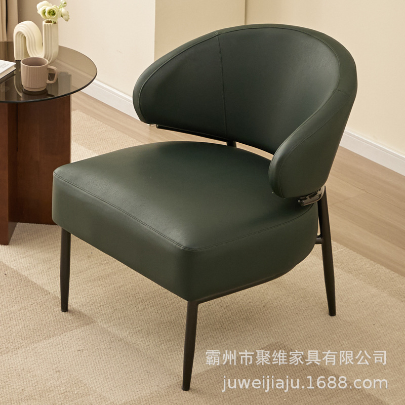 Silla de sofá de lujo ligera moderna simple oficina de ventas salón de belleza cafetería oficina sala de recepción sala de estar silla de negociación