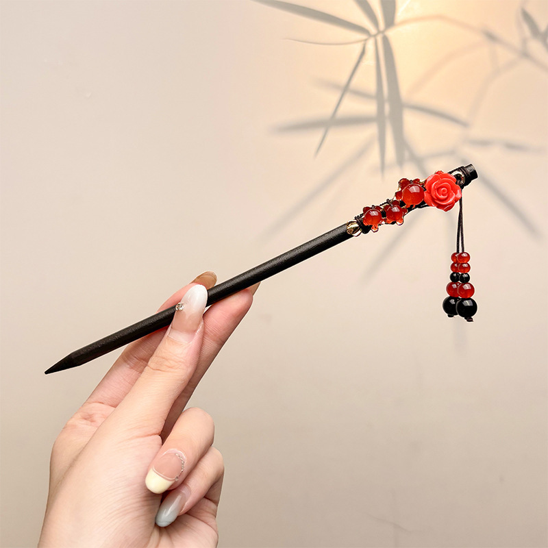 古风西湖会发光的宫灯发簪女金属灯笼发髻凉亭盘发簪子中秋节头饰|undefined