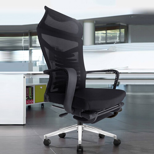 Wholesale lunch break chair, office dual-use reclining computer chair, swivel chair, office ergonomic chair with pulleys
