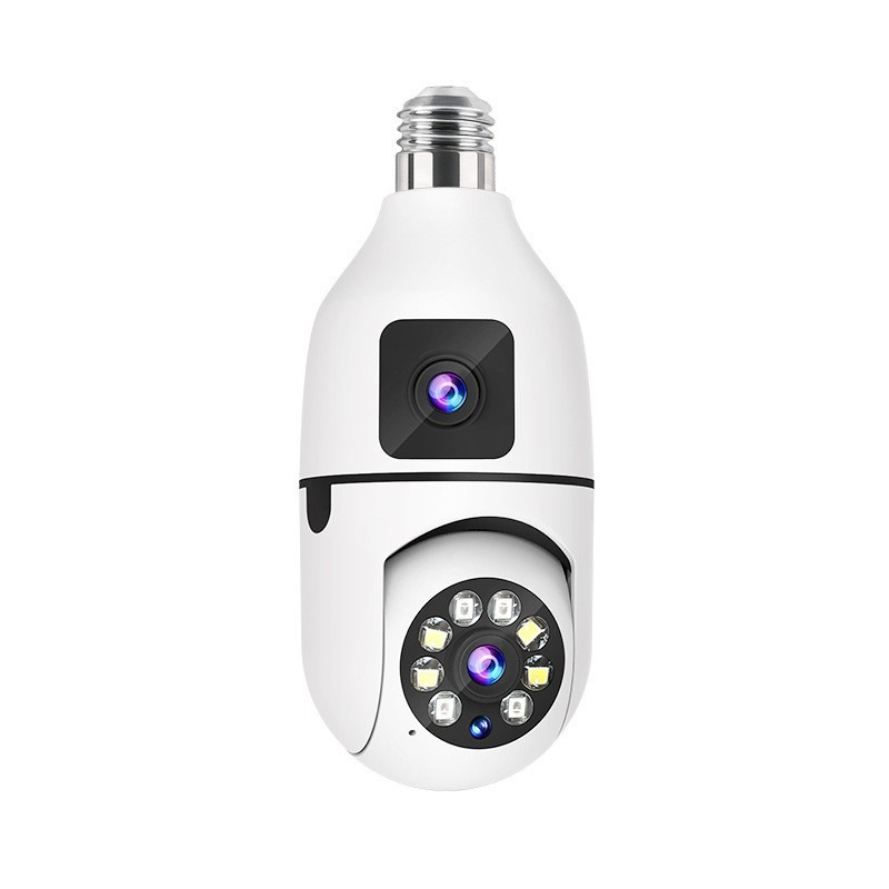 V380Pro ワイヤレス電球監視カメラ wifi ホーム双眼超高精細 360 度パノラマクロスボーダーホットモデル|undefined