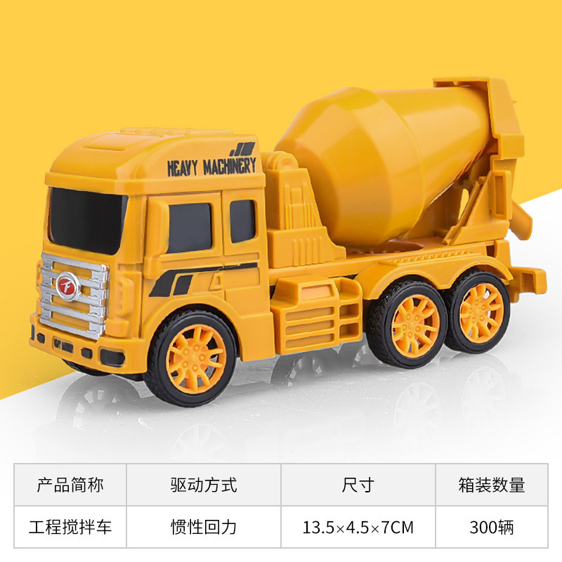 Niños inercia fuerza de retorno de excavación bulldozer ingeniería de excavación conjunto bulldozer coche jardín de infantes pequeños juguetes de regalo