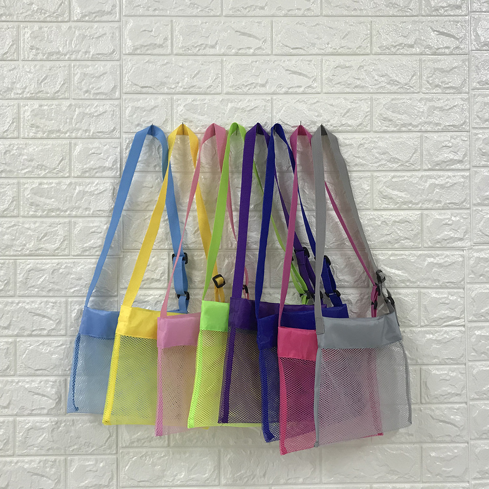 戶外兒童沙灘網袋玩具收納袋雜物收納包可訂logo大容量手提收納袋