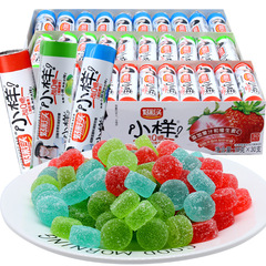 Good Luck 18g Sample Sour Q Candy Children's Snack Fruit Flavor Sweet and Sour Juice Soft Candy QQ Candy Large Wholesale