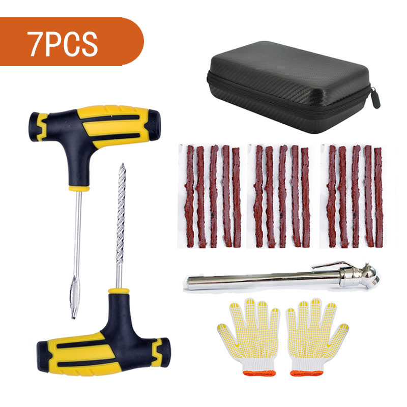 All-Purpose Tire Repair Tool Kit Suitable for Various Vacuum Tires, Special Tool Kit, Quick Emergency Tool Box