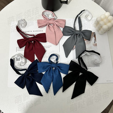 jk领结纯色斜角领花日系学生衬衫学院风粉色酒红飘带蝴蝶结百搭潮