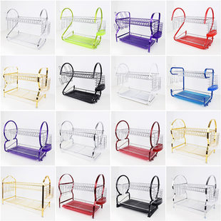 Drying rack for home use, tableware, chopsticks, universal double-layer storage system