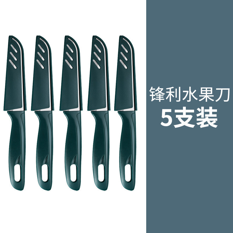 Cuchillo de frutas cuchillo doméstico cuchillo afilado cuchillo de acero inoxidable 2 en 1 cuchillo de peeling para estudiantes de melón y fruta image 8