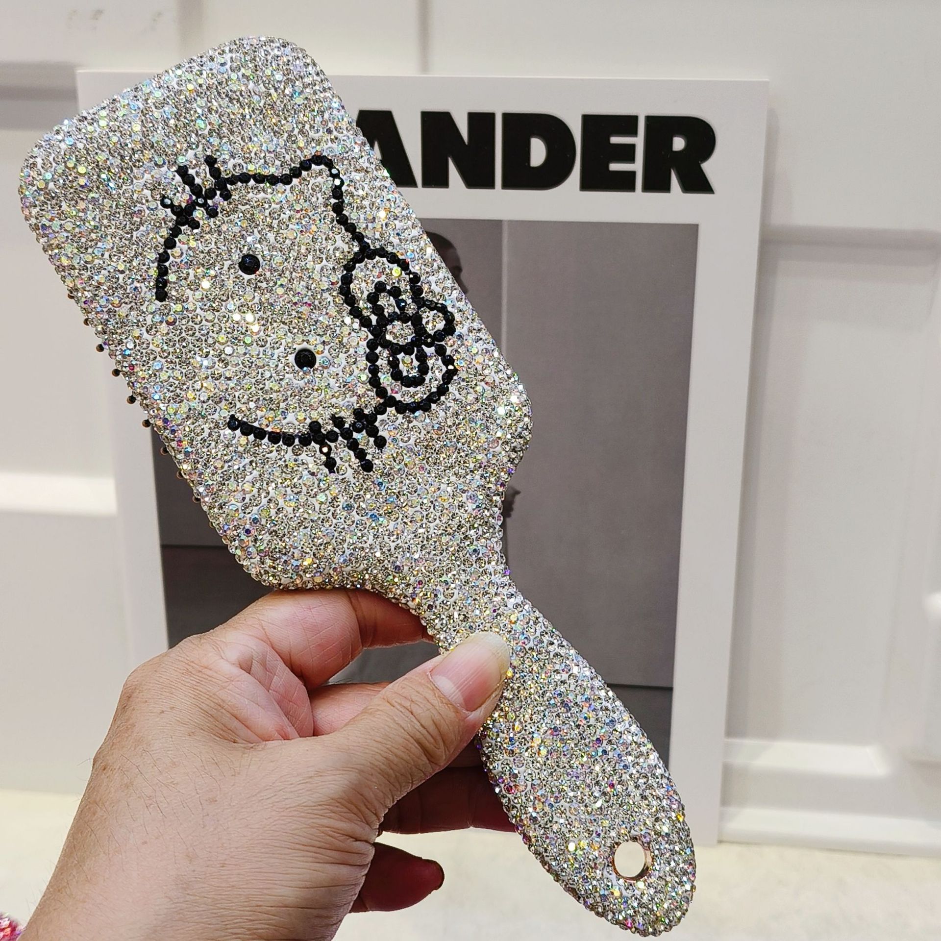 Cross-border kt gatos venta caliente peines cojín de aire para mujeres piel de aceite de masaje de salud peine eléctrico peines de bolsa de aire dorada peines de diamantes