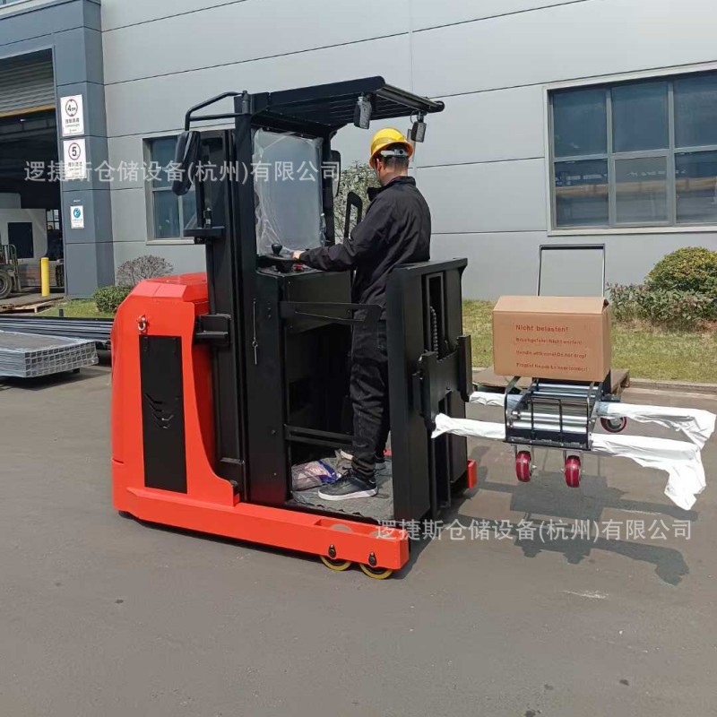 电动中位拣选车1吨仓库升降平台自行走式中位拣选升高取货车叉车