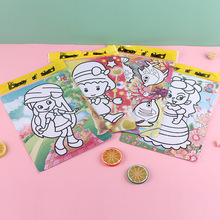 diy儿童沙画幼儿园沙彩套装刮画礼品学生小奖品地摊批发趣味手工