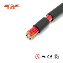工厂直供 UL电线2464 12AWG 多芯电线 透明护套电缆